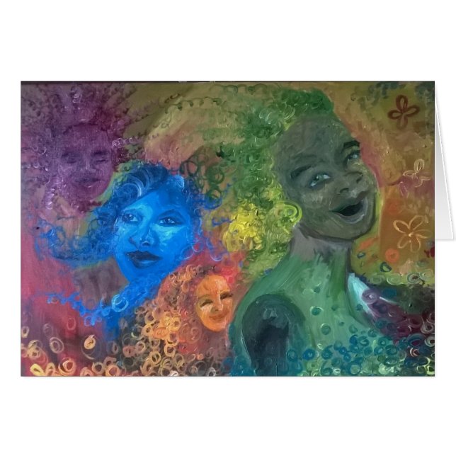 Een duizend zussen die lachen (Voorkant Horizontaal)