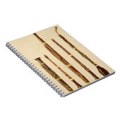 Een dulcus, een oboe, een basson, een oboe da cacc notitieboek (Rechterzijde)