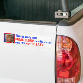 Een Dumb Blond bumpersticker. Bumpersticker (Op Truck)