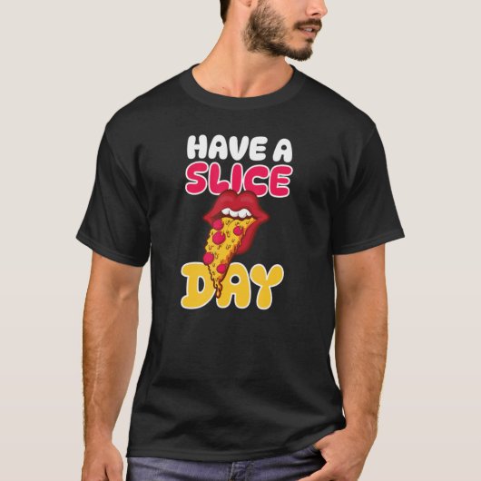 Een dunne dag voor Pizza 1 T-shirt (Voorkant)