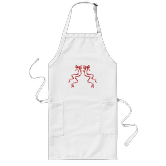 Een Duo Van Strikken! Lang Schort (Voorkant)