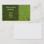Een duw groen rijstveld visitekaartje (Voorkant / Achterkant)