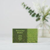 Een duw groen rijstveld visitekaartje (Staand voorkant)