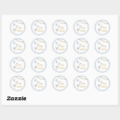 Eén Dwaas Gans Verjaardag Ronde Sticker (Vel)