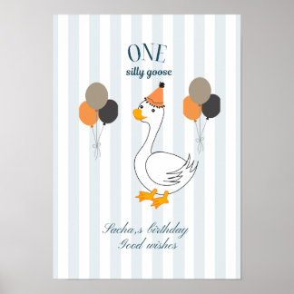 Een Dwaas Gans VerjaardagsPoster Poster