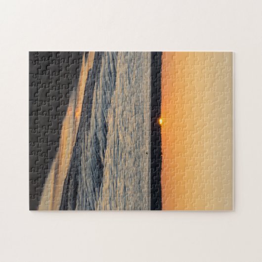 Een dwarszon legpuzzel (Horizontaal)