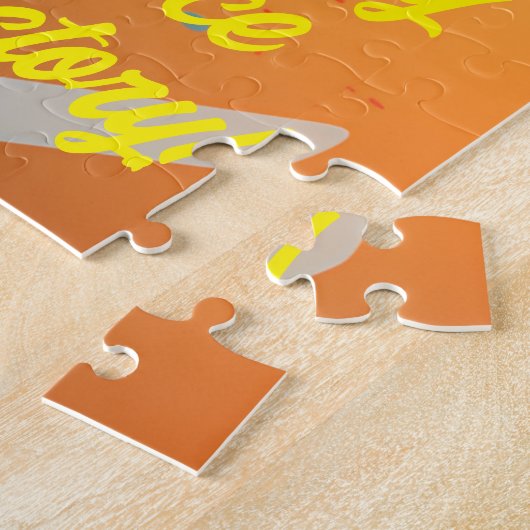 Een dynamische hardloopschoen ontketend legpuzzel (Zijkant)