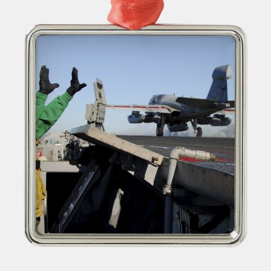 Een EA-6B-draagschroef uit de cockpit Metalen Ornament (Voorkant)