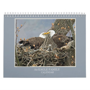 Een Eagle-familie Kalender