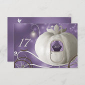 Een echt feilbaar Kaart Paars (Voorkant / Achterkant)