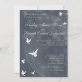 Een echt feilloos tale bruiloft bespaart de datum save the date (Achterkant)