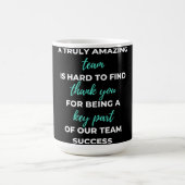 Een echt geweldig team is moeilijk te vinden koffiemok (Center)