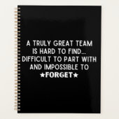 Een echt geweldig team is moeilijk te vinden planner (Voorkant)