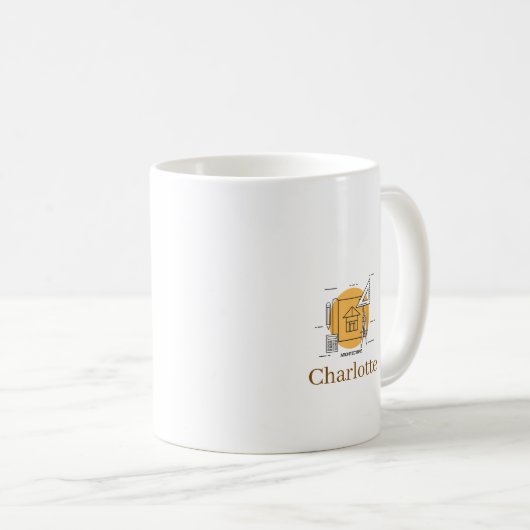 Een echt geweldige architect - gepersonaliseerde n koffiemok (Voorkant rechts)