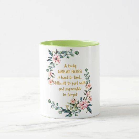 Een echt geweldige baas, bedankt mok (Midden)
