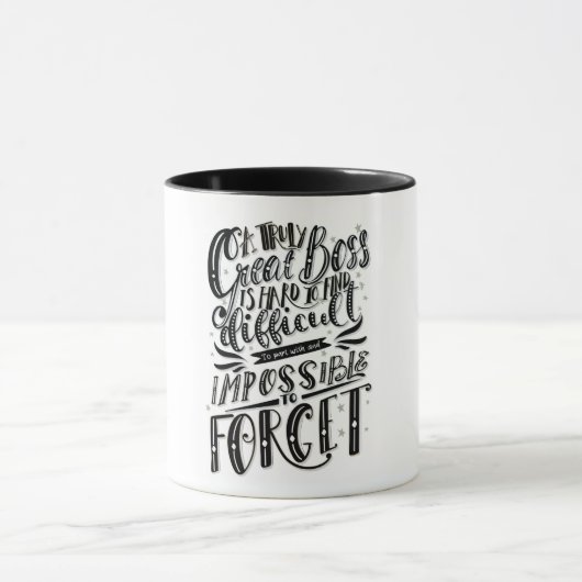 Een echt geweldige baas mok (Midden)