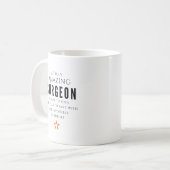 Een echt geweldige chirurg Gepersonaliseerd Koffiemok (Voorkant links)
