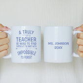 Een echt geweldige docent lavendel koffie Mok