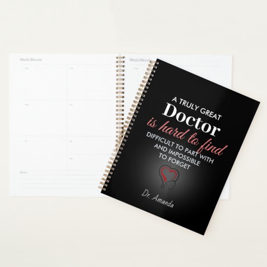 Een echt geweldige dokter – Persoonlijke naam Planner (Display)