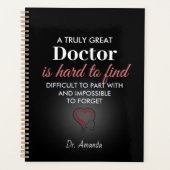 Een echt geweldige dokter – Persoonlijke naam Planner (Voorkant)