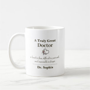 Een echt geweldige dokterswaarderingsgeschenk koffiemok