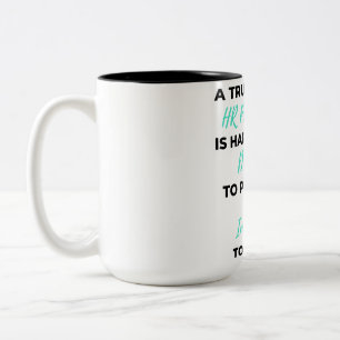 Een echt geweldige HR-professional is moeilijk om Tweekleurige Koffiemok