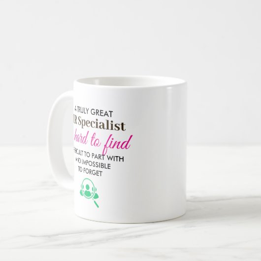 Een echt geweldige HR-specialist - gepersonaliseer Koffiemok (Voorkant links)