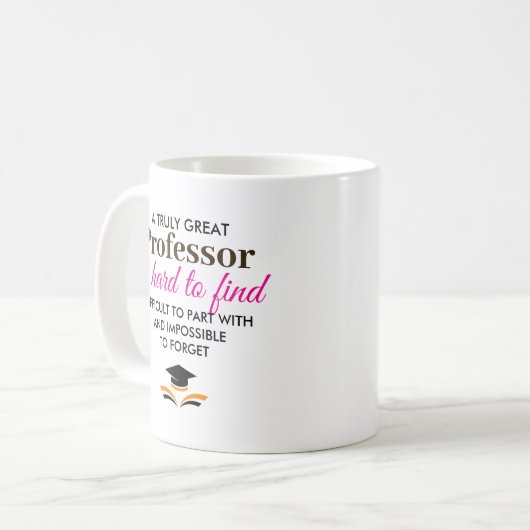 Een echt geweldige professor - gepersonaliseerde n koffiemok (Voorkant links)