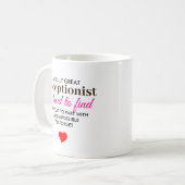 Een echt geweldige receptioniste - gepersonaliseer koffiemok (Voorkant links)