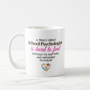 Een echt geweldige schoolpsycholoog - aangepaste n koffiemok