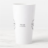 Een echt geweldige vrijwilliger latte mok (Voorkant)