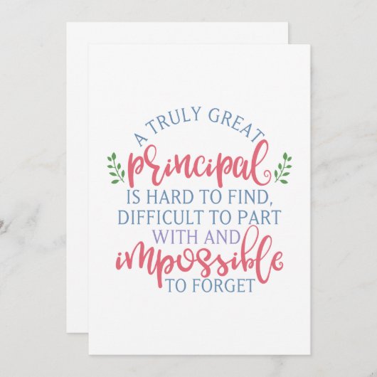 Een echt groot, belangrijk, grappig Gezegde Bedankkaart (Voorkant / Achterkant)