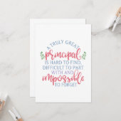 Een echt groot, belangrijk, grappig Gezegde Kaart (Voorkant / Achterkant in situ)