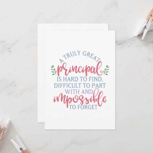 Een echt groot, belangrijk, grappig Gezegde Kaart (Voorkant / Achterkant in situ)