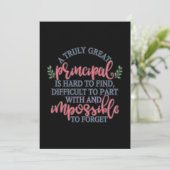 Een echt groot hoofd is moeilijk te vinden bedankkaart (Staand voorkant)