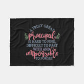 Een echt groot hoofd is moeilijk te vinden fleece deken (Voorkant (Horizontaal))