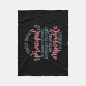 Een echt groot hoofd is moeilijk te vinden fleece deken (Voorkant)