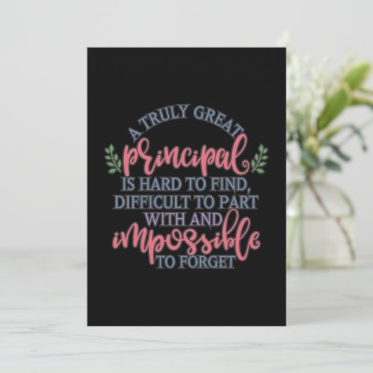 Een echt groot hoofd is moeilijk te vinden kaart (Staand voorkant)