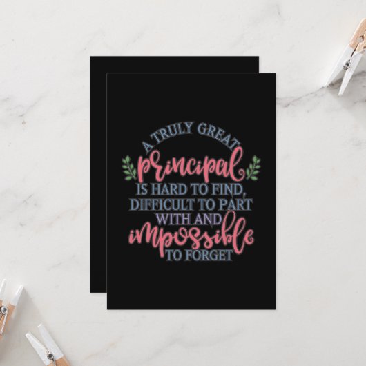 Een echt groot hoofd is moeilijk te vinden kaart (Voorkant / Achterkant in situ)