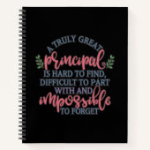 Een echt groot hoofd is moeilijk te vinden notitieboek (Voorkant)