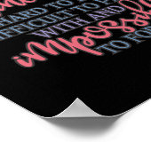 Een echt groot hoofd is moeilijk te vinden poster (Hoek)