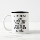 Een echt grote Chef is moeilijk te vinden om Tweekleurige Koffiemok (Links)