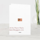 Een echt hertenstel - jubileumkaart kaart (Achterkant)