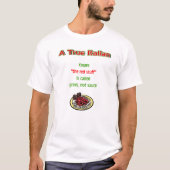 Een echt Italiaans Man met T-shirt (Voorkant)