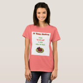 "Een echt Italiaans" T-shirt (Voorkant volledig)