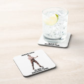 Een echt overdreven Man Bier Onderzetter (Rechterzijde)