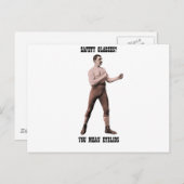 Een echt overdreven Man Briefkaart (Voorkant / Achterkant)