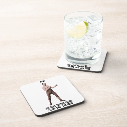 Een echt overdreven Man Drankjes Onderzetter (Rechterzijde)