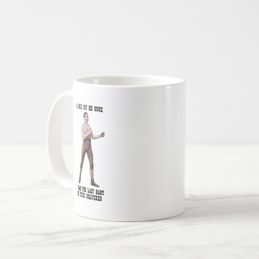 Een echt overdreven Man Koffiemok (Voorkant links)