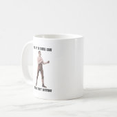 Een echt overdreven Man Koffiemok (Voorkant links)